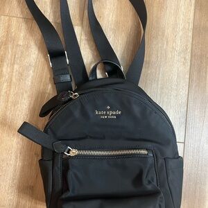 Kate Spade Black Mini Backpack